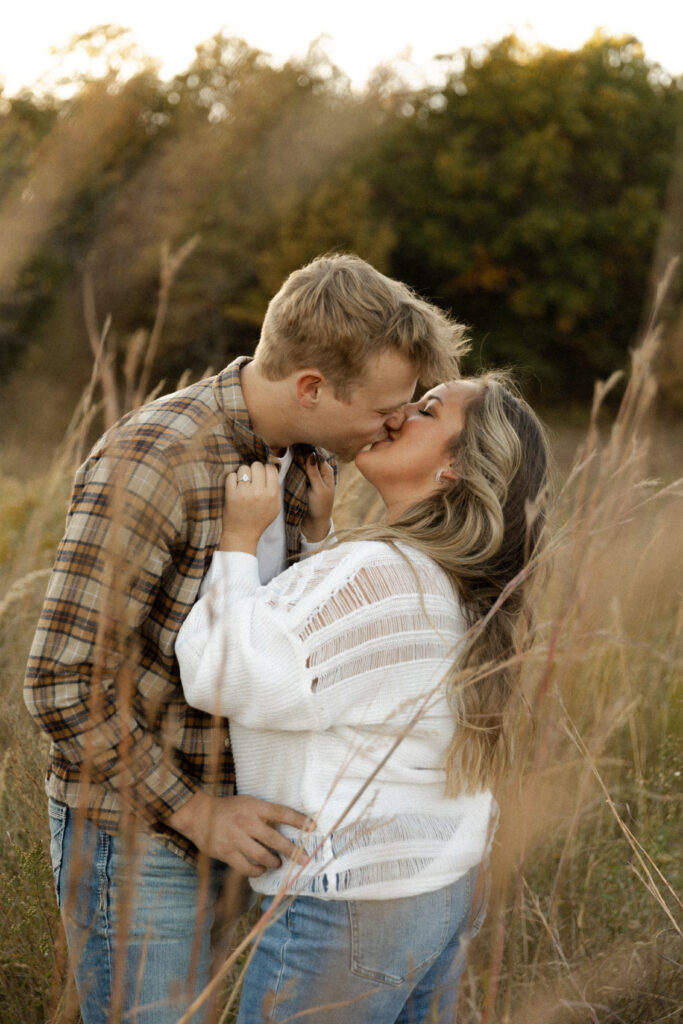 Fall Engagement Photos in Kansas City MO. 