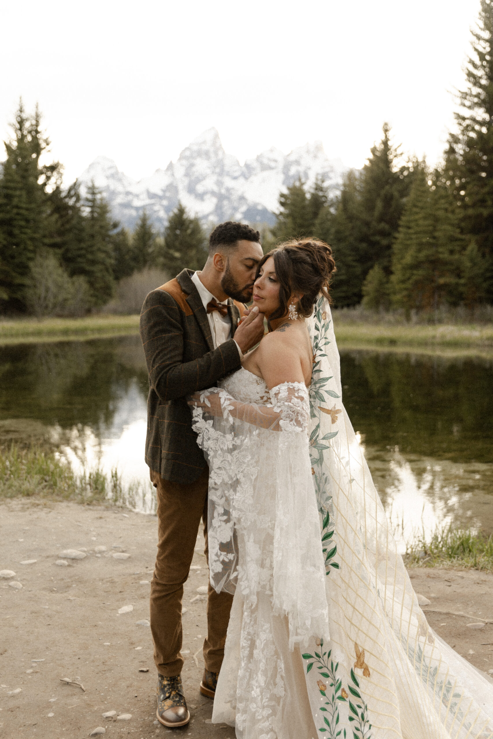 Couple in Grand Tetons National Park