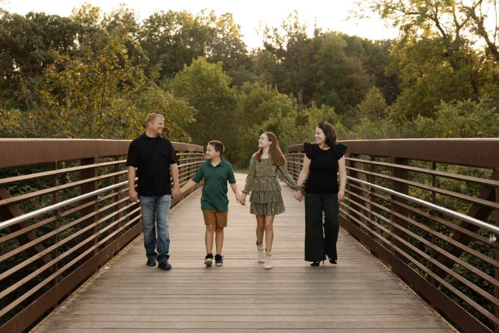 Golden Hour Portraits at Hodge Park in Liberty, Missouri.