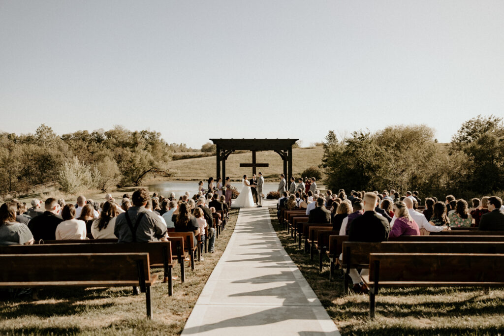Barn wedding venue in Platte county