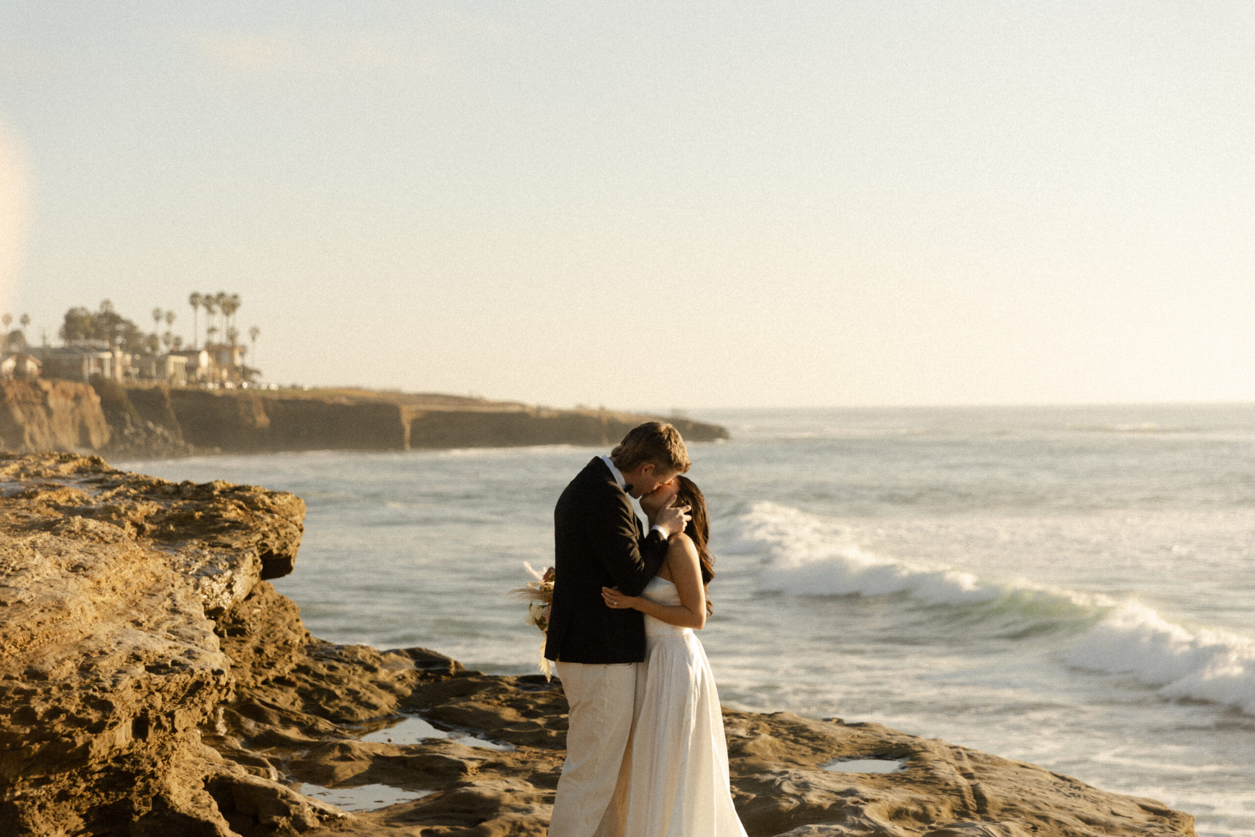 Sunset Golden Hour Elopement at Sunset Cliffs