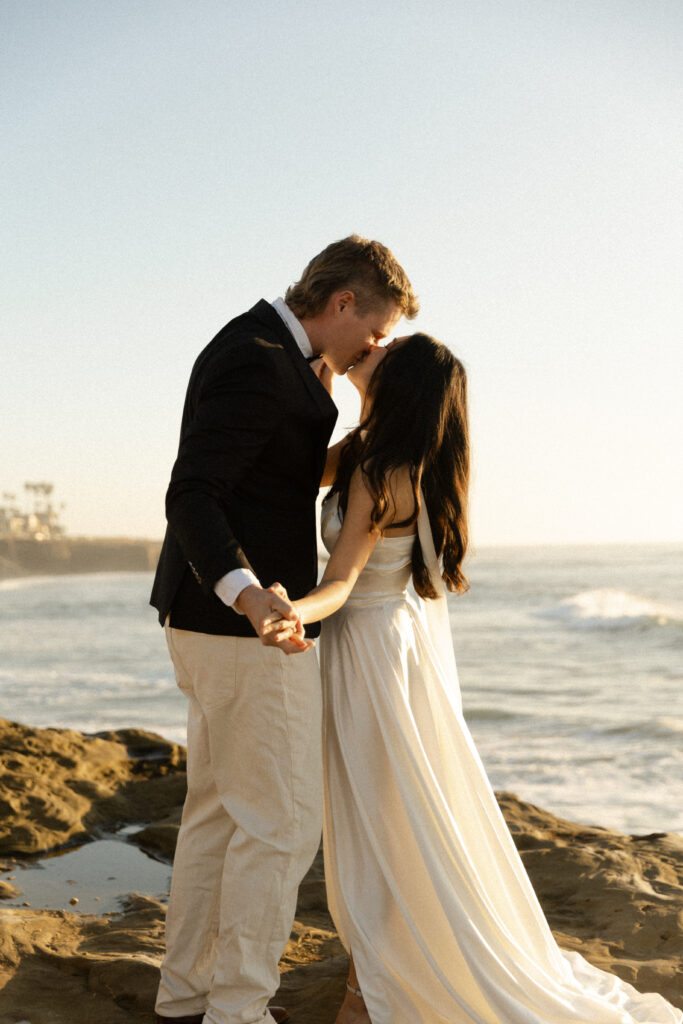 Golden Sunset Cliffside Wedding in San Diego California