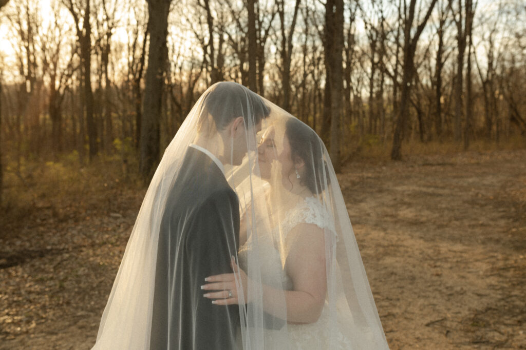 Golden Hour at The Ridge Wedding Venue in Richmond Missouri.