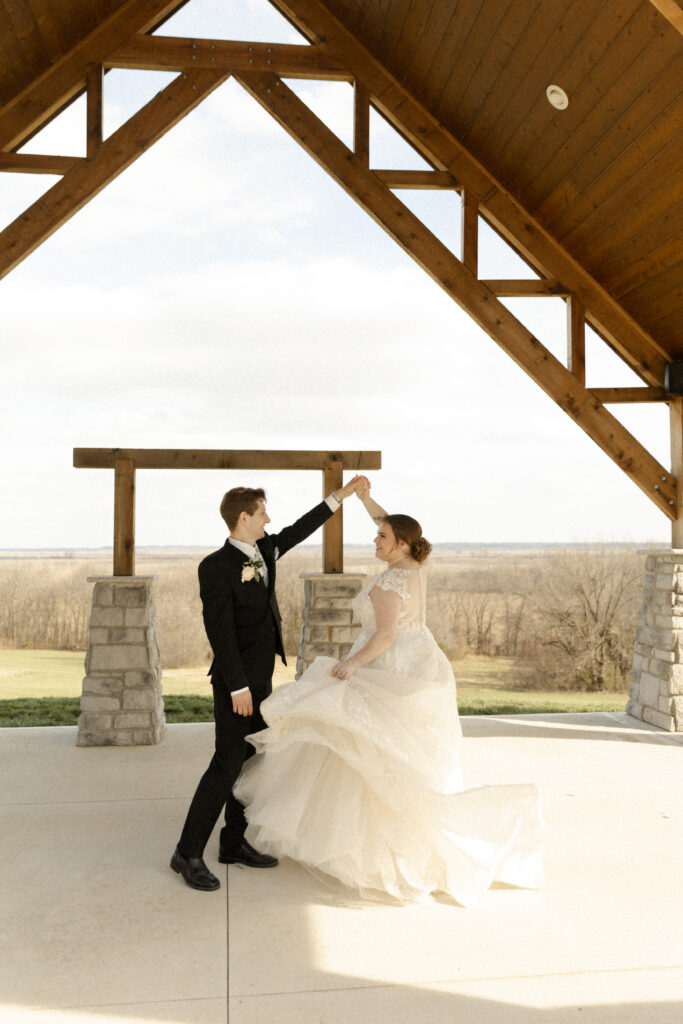 Ceremony Space at The Ridge Wedding and Event Venue in Richmond Missouri